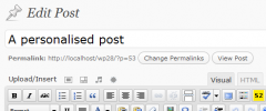 amr personalise screenshot 1