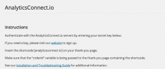 AnalyticsConnect.io - Google Analytics Ecommerce for Infusionsoft screenshot 1