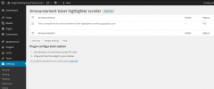 Announcement ticker highlighter scroller screenshot 2