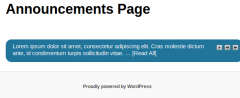 Announcements Ticker screenshot 1