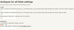 Antispam for all fields screenshot 1