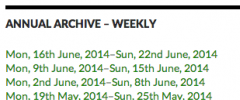 Annual Archive screenshot 3