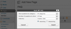 Apiki WP FAQ screenshot 2