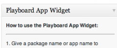Playboard Android App Widget screenshot 6