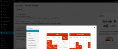 Archives Calendar Widget screenshot 1