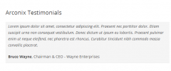Arconix Testimonials screenshot 3