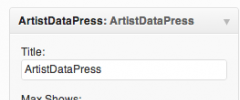 ArtistDataPress screenshot 3