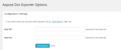 Aspose DOC Exporter screenshot 1