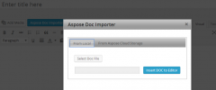 Aspose DOC Importer screenshot 3