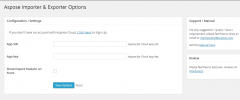 Aspose Importer & Exporter screenshot 1