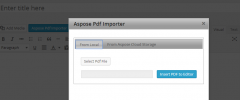 Aspose PDF Importer screenshot 3