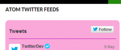 Atom Twitter Feeds screenshot 1