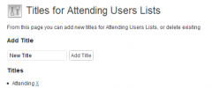 Attending Users screenshot 1