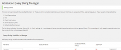 Attribution Query String Manager screenshot 1