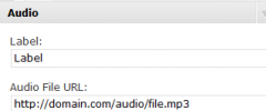 Audio Player Widget screenshot 1