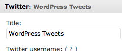 Authenticated Twitter Widget screenshot 1