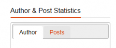 Author and Post Statistic Widgets screenshot 1