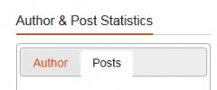 Author and Post Statistic Widgets screenshot 2