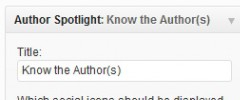 Author Spotlight (Widget) screenshot 1