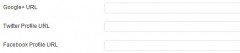 Author Social Links screenshot 2
