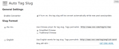 Auto Tag Slug screenshot 1