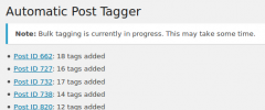 Automatic Post Tagger screenshot 2