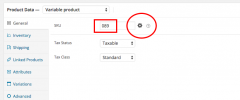 autoSKU for WooCommerce Variable Products screenshot 1