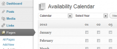 Availability Calendar screenshot 1