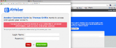 Aweber Comment Optin screenshot 2