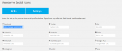 Awesome Social Icons screenshot 1