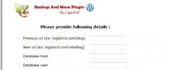 Backup and Move Plugin screenshot 4