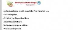 Backup and Move Plugin screenshot 5