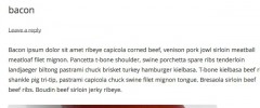 Bacon Ipsum screenshot 6
