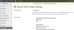 Banner Effect Header screenshot 1