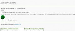 Banner Garden Plugin for Wordpress screenshot 1