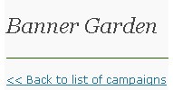 Banner Garden Plugin for Wordpress screenshot 2