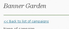Banner Garden Plugin for Wordpress screenshot 3