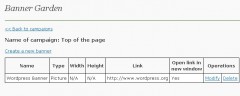 Banner Garden Plugin for Wordpress screenshot 5