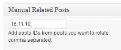 Manual Related Posts screenshot 5