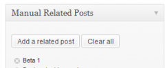 Manual Related Posts screenshot 6