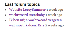 BBpress last topics screenshot 1