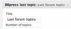 BBpress last topics screenshot 2