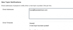 bbPress New Topic Notifications screenshot 1