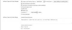 bbPress Topics for Posts screenshot 2