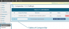 compare Bar/ Before - After Wordpress Plugin screenshot 1