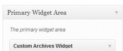 Better archives widget screenshot 2
