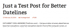 Better Datelines screenshot 2