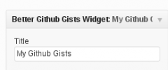 Better Github Gists Widget screenshot 1