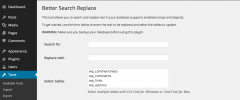 Better Search Replace screenshot 1