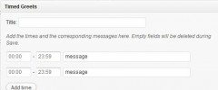 Better time-based greetings Widget screenshot 1
